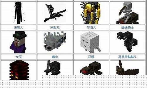 我的世界怪物列表_我的世界怪物介绍大全