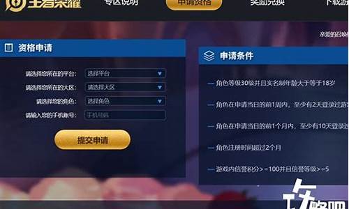 王者荣耀体验服申请不了怎么回事_王者荣耀体验服账号怎么申请不