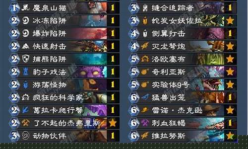 t7猎人卡组_猎人卡组2020